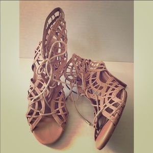 Joie caged heels